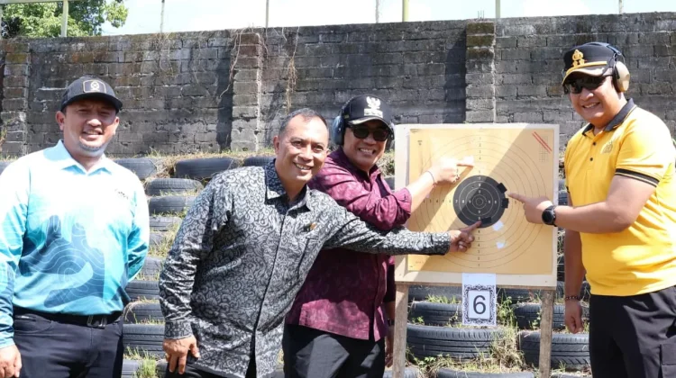 Bupati Sanjaya Apresiasi Lomba Menembak Kapolres Tabanan Cup