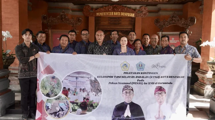 Wali Kota Denpasar Lepas Kontingen KTNA ke Penas XVII di Gorontalo