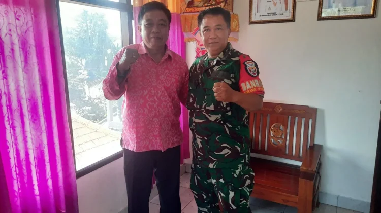 Danramil Kerambitan Perkuat Sinergi Wilayah