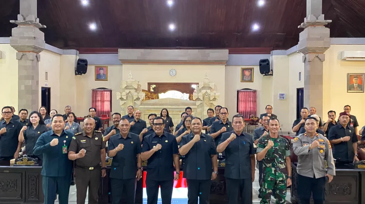 Dandim Tabanan Dukung Pembahasan 4 Ranperda dalam Rapat Paripurna DPRD