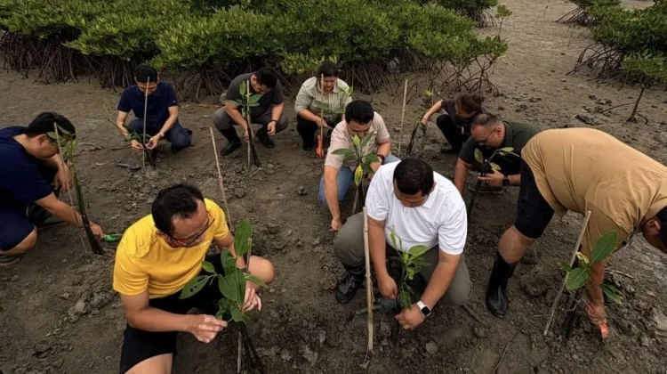 BPJamsostek Banuspa Dukung Pelestarian Lingkungan dengan Penanaman Mangrove