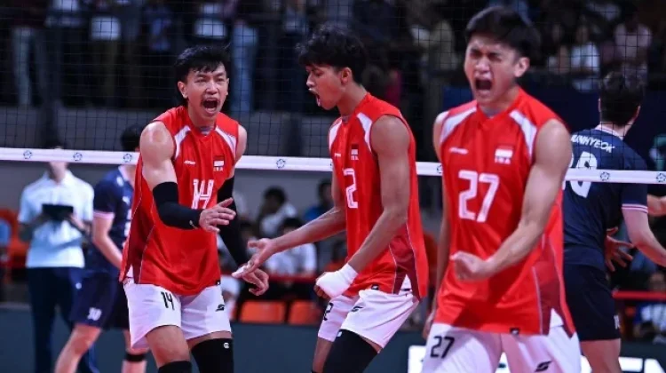 Timnas Indonesia Ukir Sejarah Juara di Ajang AVC Men's Volleyball Cup