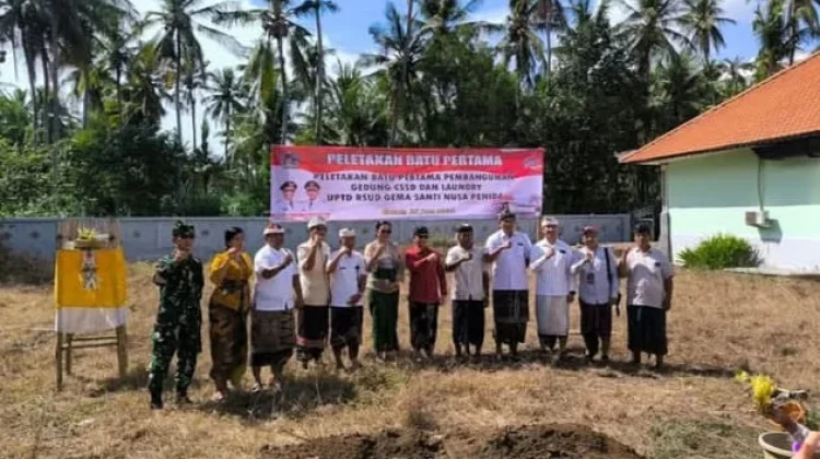 Danramil Dukung Pembangunan Layanan Kesehatan Nusa Penida