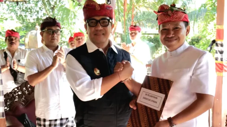Bupati Sanjaya Lantik Pimpinan Perumda Sanjayaning Singasana