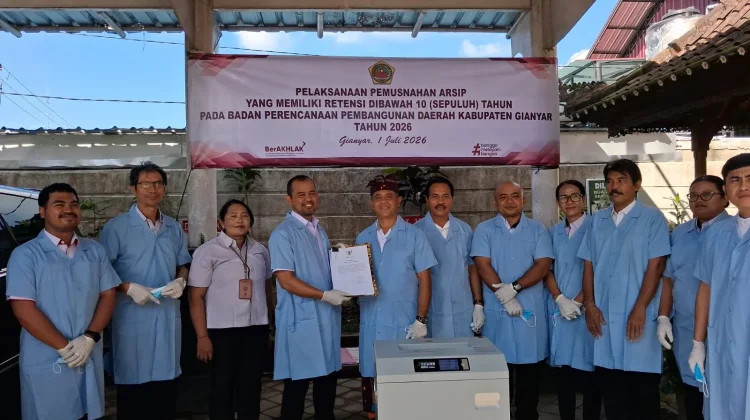 Bappeda Gianyar Musnahkan Ribuan Arsip, Wujudkan Kearsipan yang Akuntabel