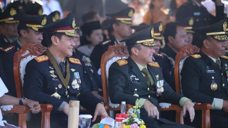 Kapolda Bali Pimpin Upacara Hari Bhayangkara ke-80