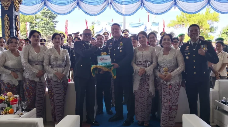 HUT Bhayangkara, Kodim Klungkung Beri Kado Spesial