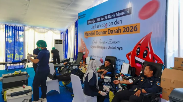 Kembali Hadir di Bali, Mandiri Rangkul 3.360 Pendonor Secara Nasional