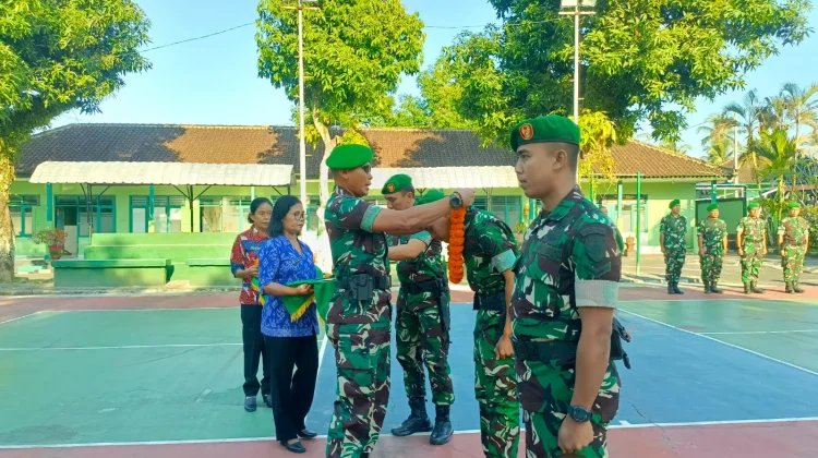 Dandim Klungkung Resmi Lepas Dua Prajurit Menuju Satuan Baru