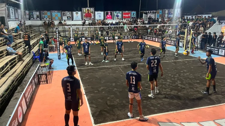 Polsek Nusa Penida Amankan Turnamen Bola Voli Prapat Boys Cup I