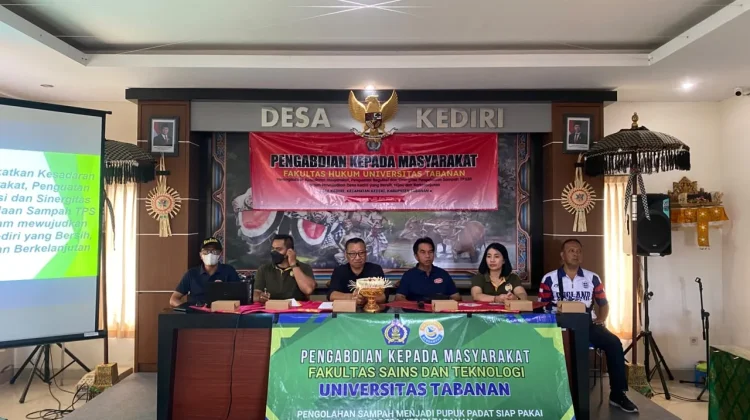 Untab Edukasi Pengelolaan Sampah Berbasis Ekonomi Sirkular di Desa Kediri