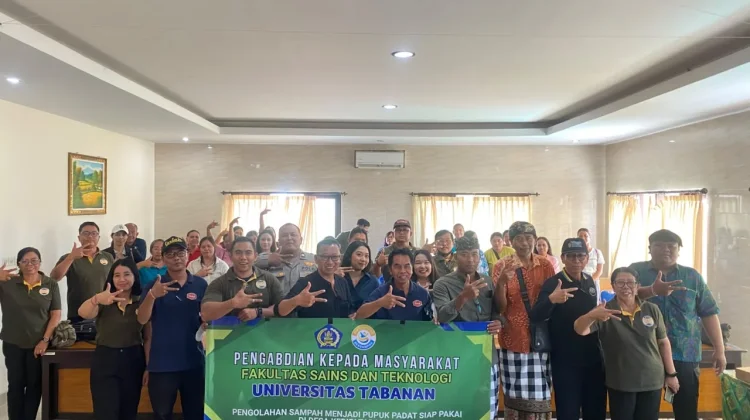 Untab Edukasi Pengelolaan Sampah Berbasis Ekonomi Sirkular di Desa Kediri