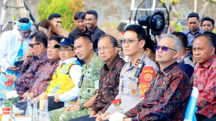 Gubernur Koster Saksikan Secara Virtual Peresmian Bendungan Sidan oleh Presiden