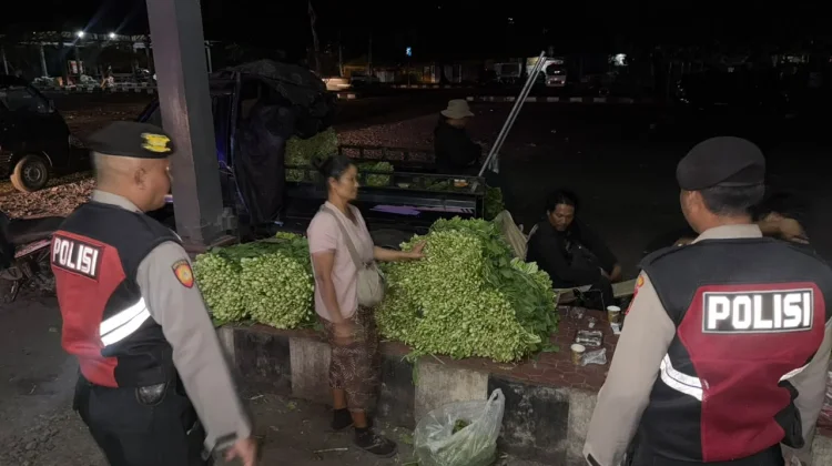 Patroli Malam, Sat Samapta Sambangi Terminal Galiran