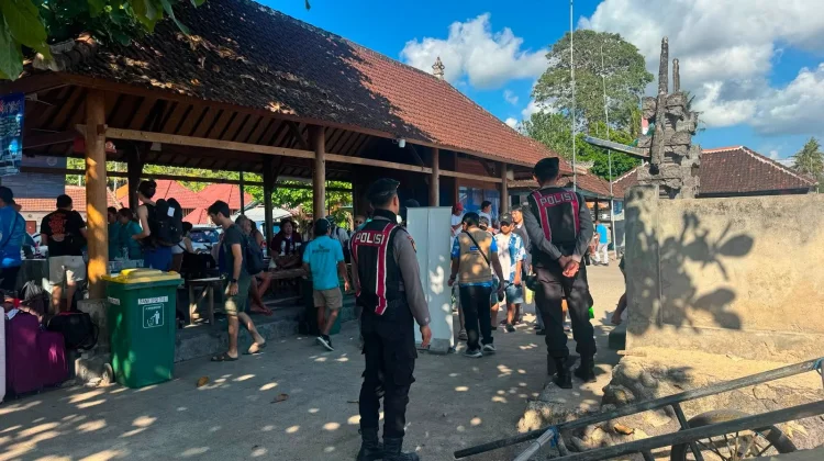 Polsek Nusa Penida Tingkatkan Patroli dan Pengamanan di Pelabuhan Buyuk