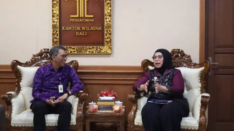 Perkuat Koordinasi, Kanwil Kemenkum Bali Terima Audiensi DJP Bali
