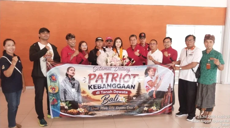 Desak Rita Menikmati Libur di Bali sebelum ke Asian Games Jepang
