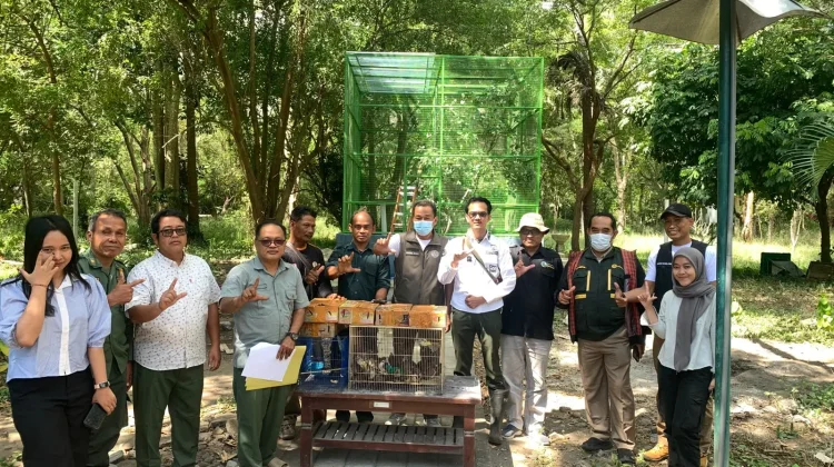 Penyelundupan 124 Ekor Burung ke Luar Bali Berhasil Digagalkan