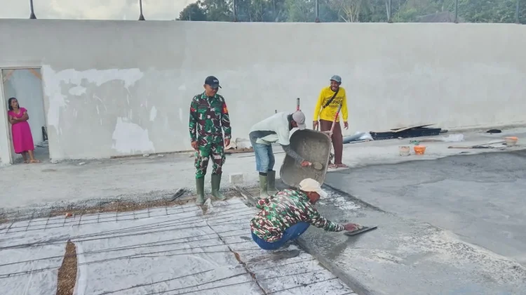 Babinsa Dukung Program Strategis Nasional Percepat Pembangunan KDMP