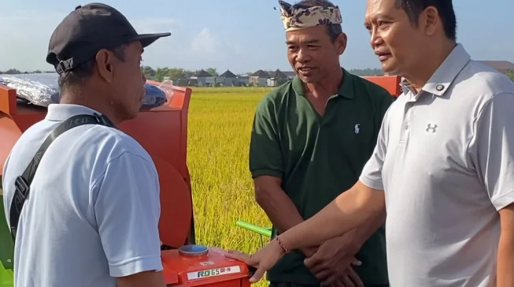Serahkan Alsintan, Bupati Jembrana Ingatkan Kadis Pertanian Rajin Turun Lapangan