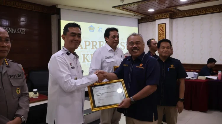 Kanwil Kemenkum Bali Raih Peringkat II Kinerja Pelaksanaan Anggaran Terbaik
