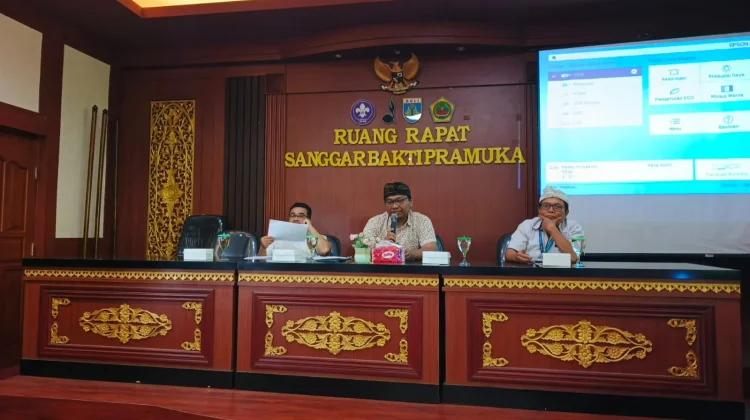 Matangkan Persiapan Hari Pramuka ke-65, Kodim 1616/Gianyar Hadiri Rapat Koordinasi