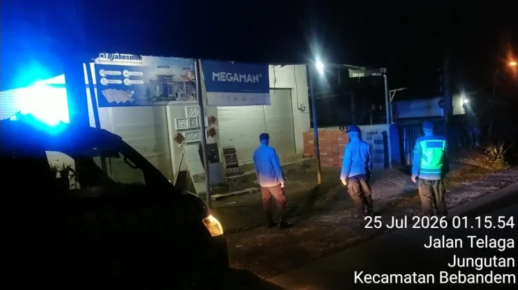 Blue Light Patrol Polsek Bebandem Cegah Kejahatan