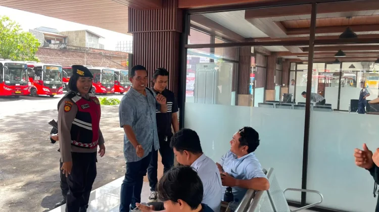 Operasi Pekat Agung Amankan Kawasan Terminal Ubung Denpasar