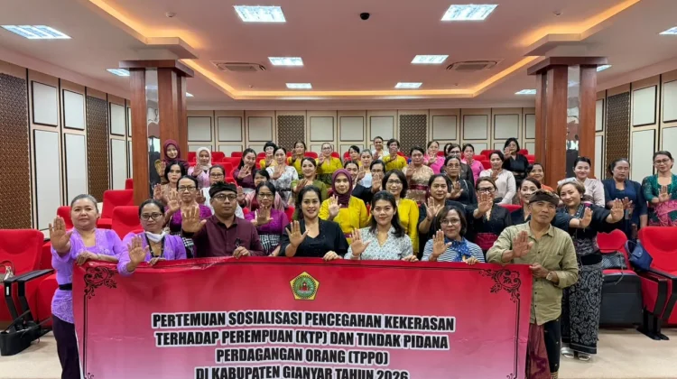 DP3AP2KB Gianyar Sosialisasi Pencegahan Kekerasan terhadap Perempuan dan TPPO