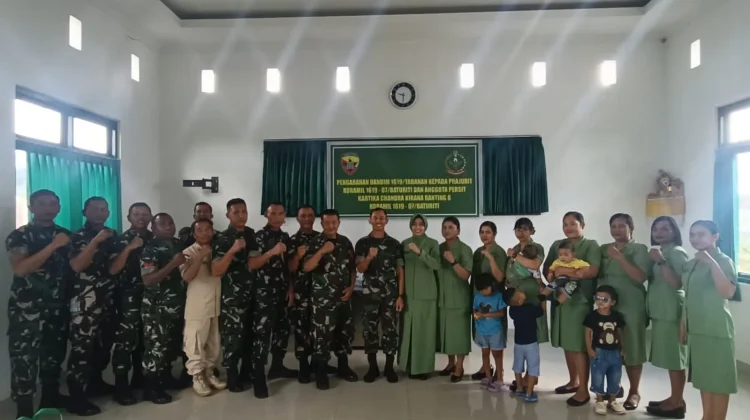 Dandim Tabanan Pererat Silaturahmi dengan Prajurit dan Persit Koramil Baturiti