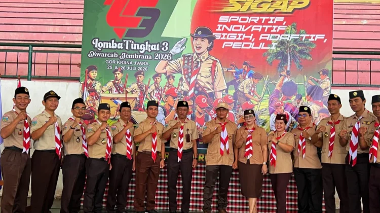Lomba Regu Tingkat III Pramuka Dibuka, Sekda Jembrana: Belajar Jadi Pribadi Tangguh