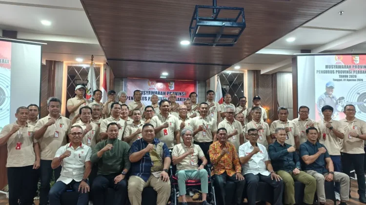 Sah! Tiga Periode, Petrus Golose Kembali Terpilih Pimpin Perbakin Bali