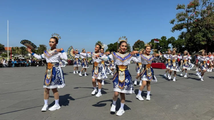 Memeriahkan HUT ke-81 RI, Pemkab Gianyar Gelar Lomba Gerak Jalan
