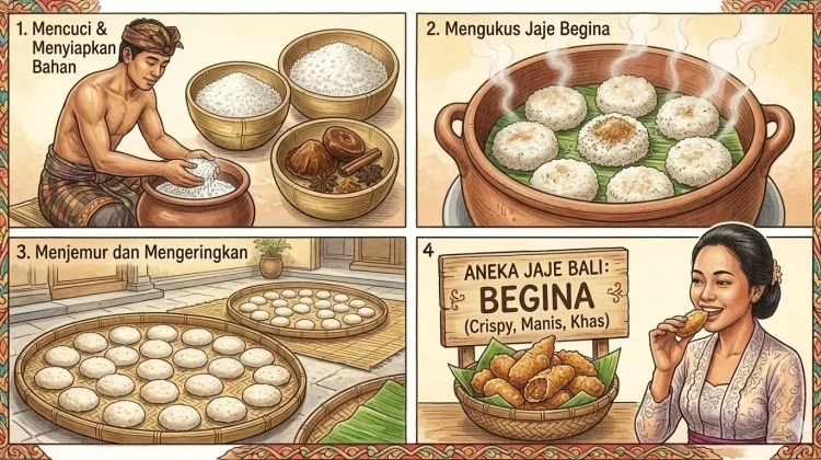 Dedikasi Para Perajin Lokal Menjaga Keaslian Jaje Begina