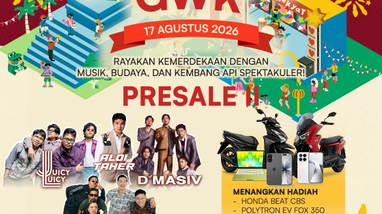 Juicy Luicy, D'Masiv, dan Aldi Taher Ramaikan HUT ke-81 RI di GWK