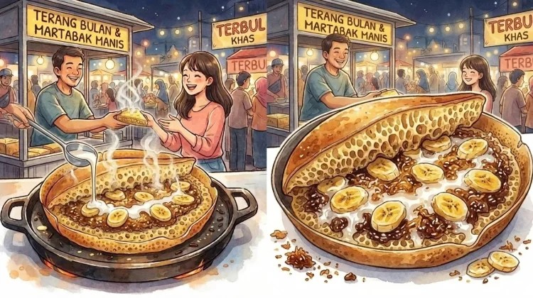 Menjelajahi Ragam Isian Lokal Terang Bulan Jadul yang Legit dan Gurih