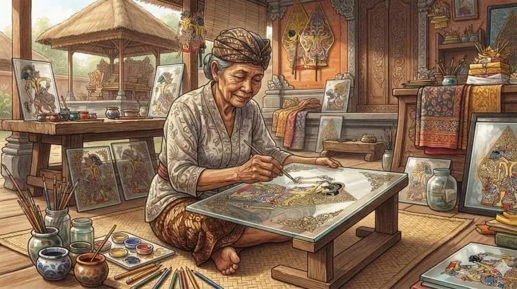Jero Dalang Diah, Pelopor yang Merevolusi Seni Lukis Wayang Kaca