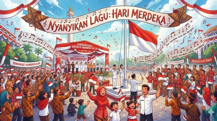 Gema Revolusi Dibalik Nada Penciptaan Lagu Hari Merdeka