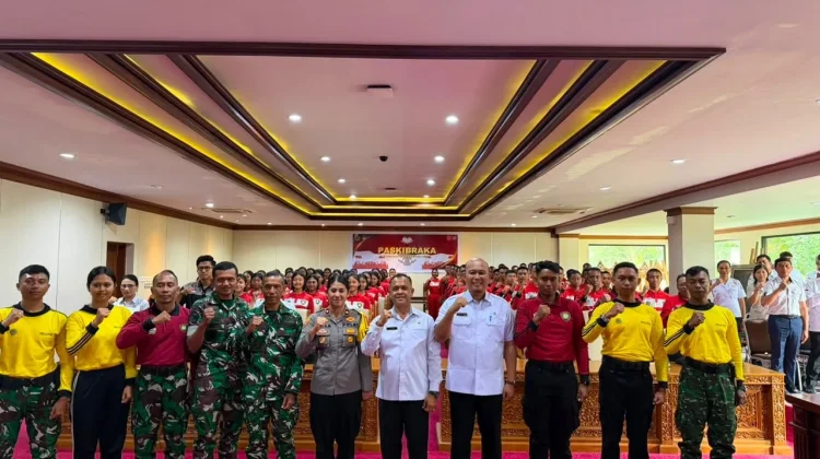 Binlat Calon Paskibraka Gianyar 2026 Dibuka, 75 Siswa Ikuti Pembinaan Intensif