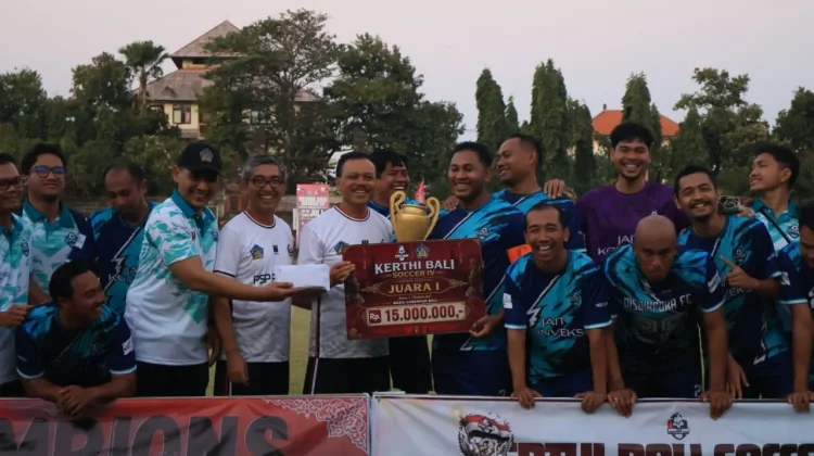 Disdikpora Juara Kompetisi Mini Soccer Kerthi Bali IV