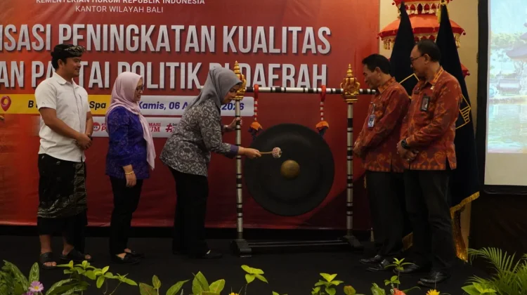 Kakanwil Kemenkum Bali Dorong Tingkatkan Layanan Administrasi Partai Politik