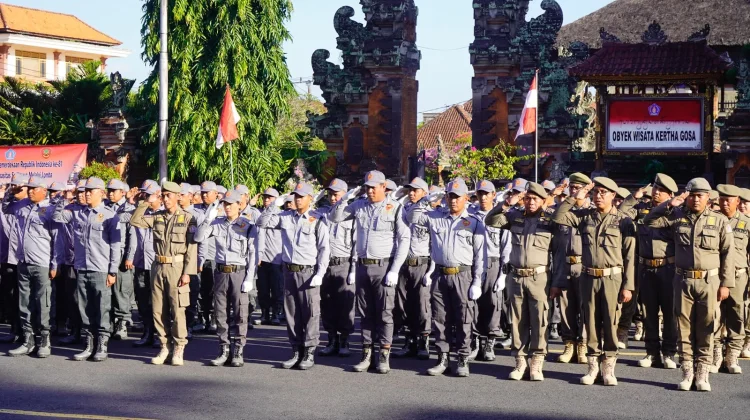 Bupati Satria Buka Lomba LKBB Satlinmas 2026