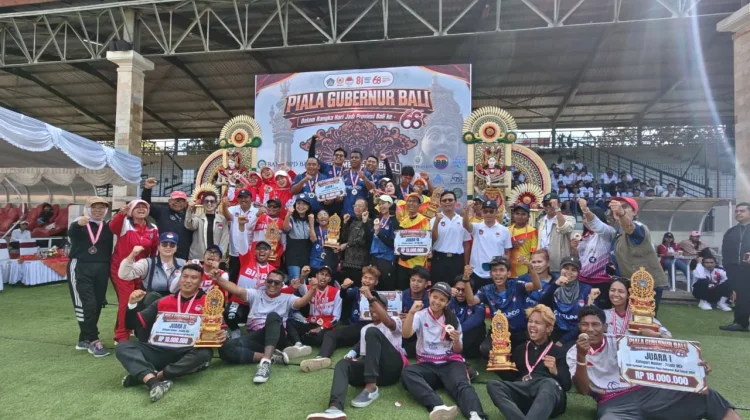 Kejurnas Open Gateball Ditutup, Gubernur Bali Kalungkan Medali Para Juara