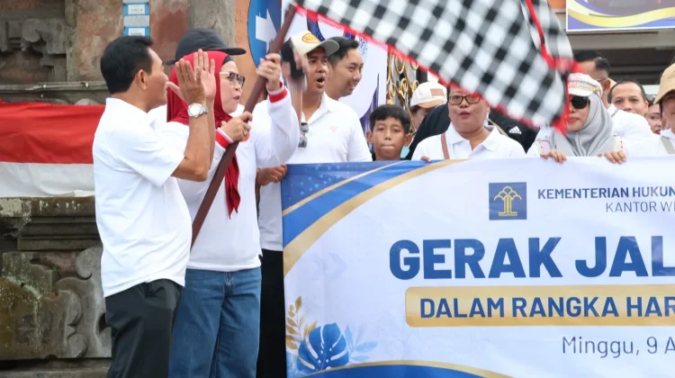 Gerak Bersama, Kanwil Kemenkum Bali Semarakkan Hari Pengayoman ke-81!