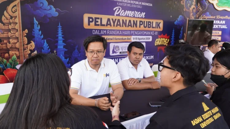 Semarak Hari Pengayoman ke-81, Kanwil Kemenkum Bali Gelar Pameran