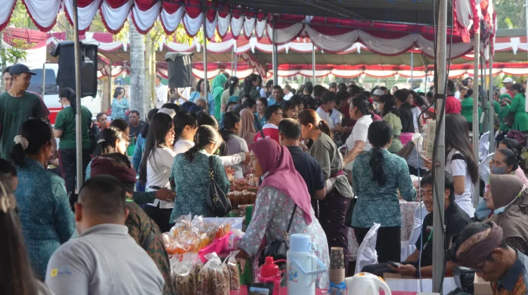 Pasar Rakyat PKK Bali di Jembrana Laris Manis, Transaksi Tembus Rp 672 Juta