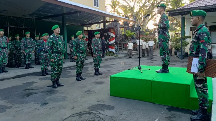 Dandim Tabanan Tekankan Profesionalisme dan Tanggung Jawab Prajurit