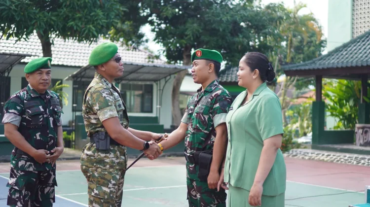 Perkuat Organisasi, Kodim Klungkung Terima Personel Baru