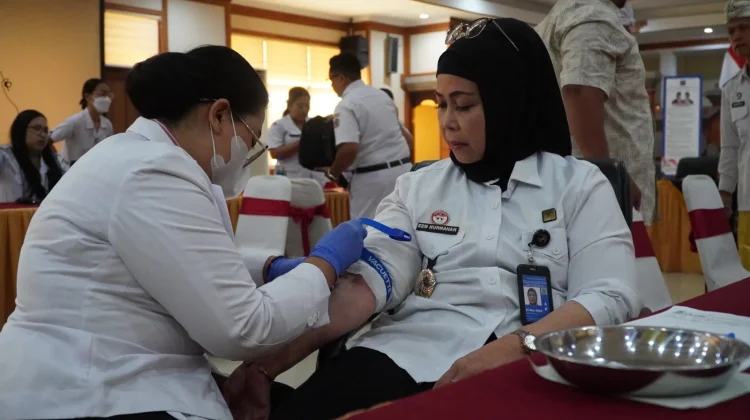 Kanwil Kemenkum Bali Gelar Pemeriksaan Kesehatan Gratis bagi Pegawai