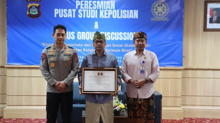 Polda Bali dan Unud Resmikan Pusat Studi Kepolisian Berbasis Riset